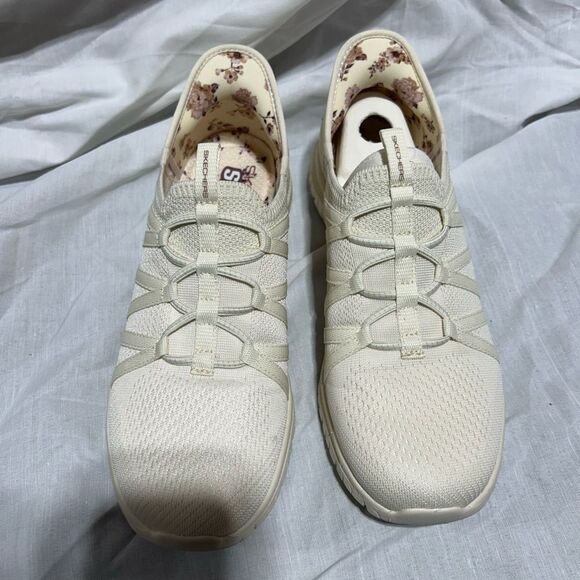 Skechers Slip-ins Virtue Washable Mesh Sneakers - Coral Bliss Natural Color - Picture 1 of 7